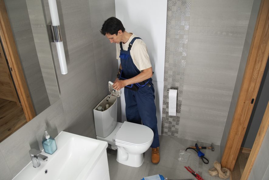 Supplying & replacing toilet/ WC flush system