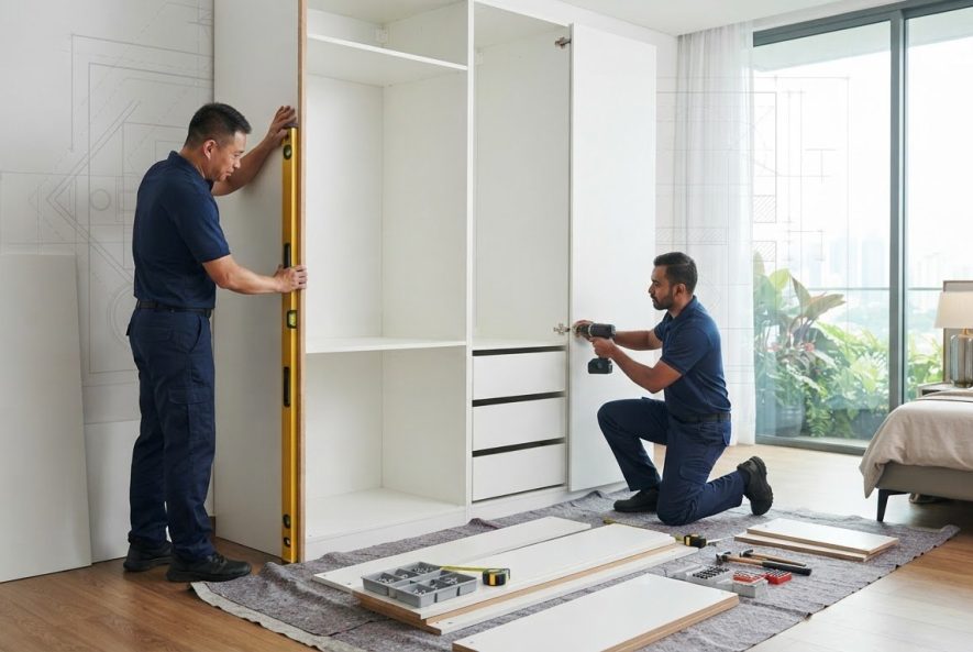 Wardrobe Assembly Singapore: How to Get a Stable, Well-Fitted Result